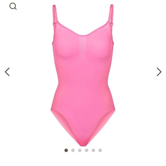 Skims Seamless Sculptung Bodysuit Neon Orchid Small/Medium - Picture 3 of 7